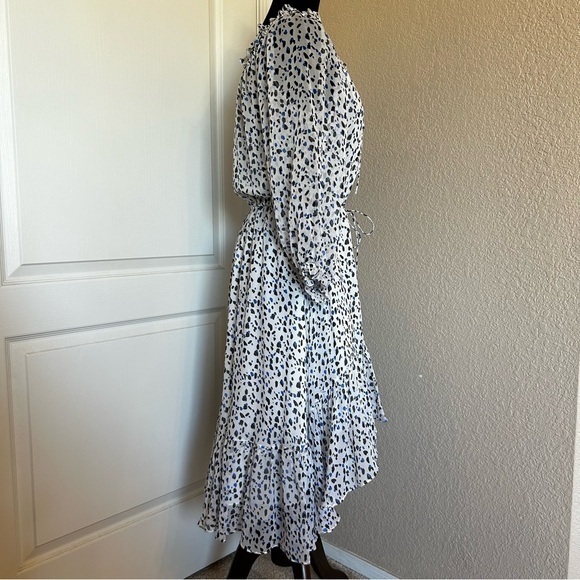 Diane Von Furstenberg Silk high/low Hem Dress Size 4‎ - Picture 3 of 7